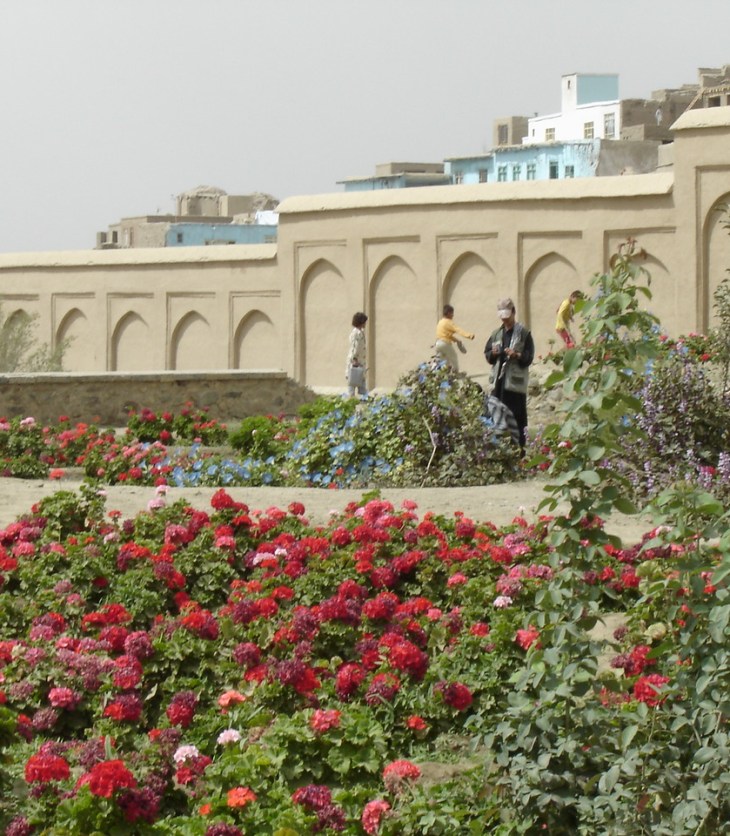 Gardens within Bagh-e-Babur. Kabul, Afghanistan were redeveloped by the Aga Khan Trust for Culture.