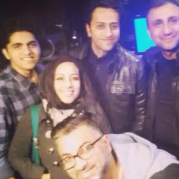 Kamal Haji , Samira, Jeff, Aziz with Salim Merchant