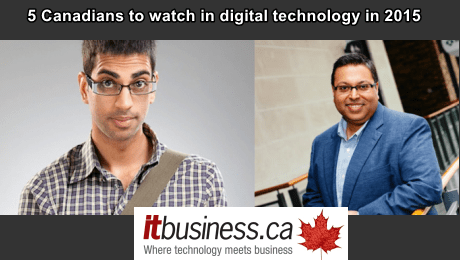 Salim Teja & Alkarim Nasser among “5 Canadians to watch for in 2015″
