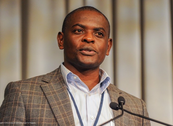 Dr. Alex Awiti at Water for Food Conference, May 7th, 2013 (Image via Water for Food - University of Nebraska)