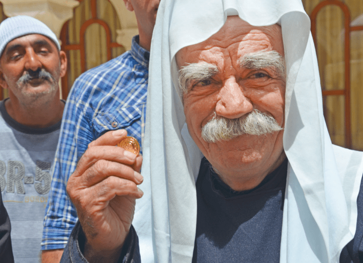 DRUSE SPIRITUAL LEADER Sheikh Muafek Tarif attends the ceremony honoring the divers on Monday.. (photo credit:AVI MIZRAHI)