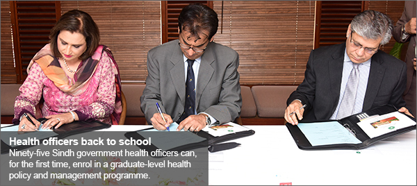 Aga Khan University Karachi to train Health Department officials