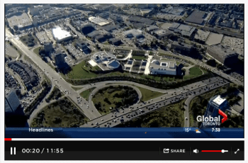 Global News - Toronto receives new addition to cultural mosaic The Aga Khan Park 