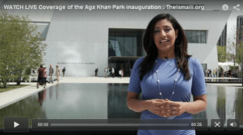 WATCH LIVE: Coverage of the Aga Khan Park opening in Toronto