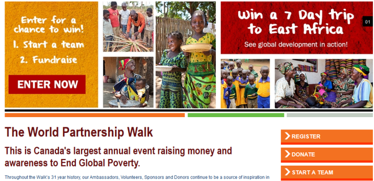 World Partnership Walk - Win Prizes