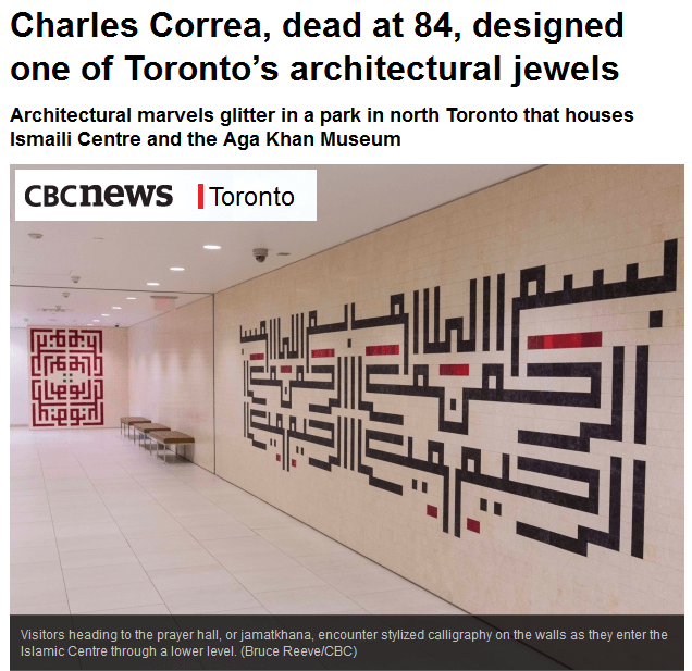 Indian architectural giant: Charles Correa’s Legacy