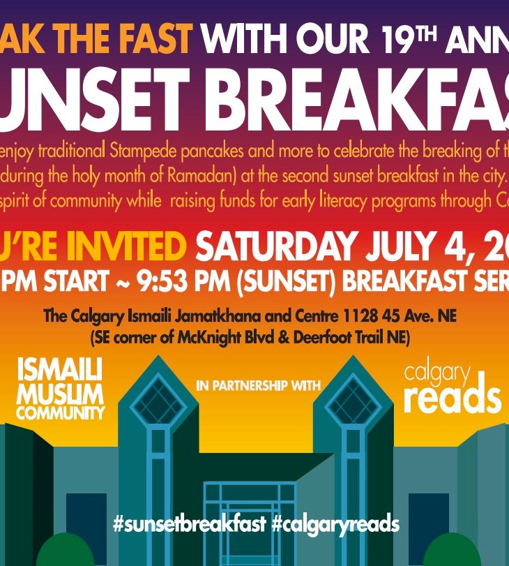 Ismaili Muslim Community Sunset Breakfast