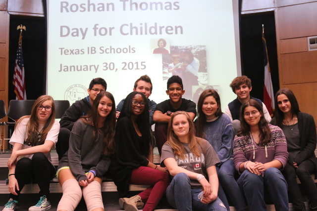 Texas IB Schools commemorate Roshan Thomas Day for Children Texas IB Schools commemorate Roshan Thomas Day for Children