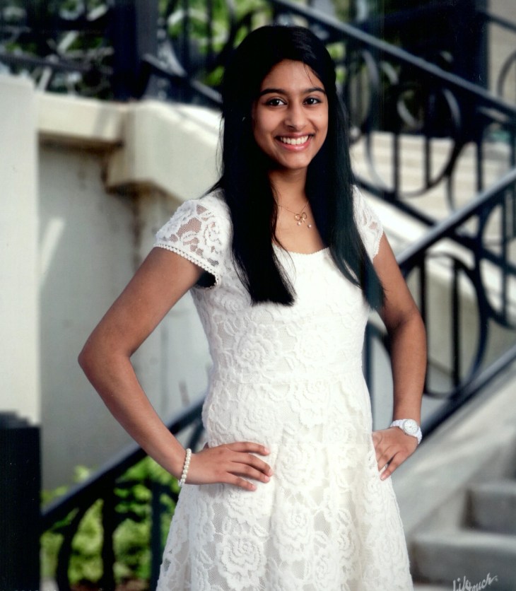 Arsheen Hamirani, 15, is a first place national winner, Future Business Leaders of America