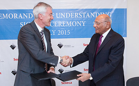 University of Central Asia Signs Milestone Curriculum Development Agreement with Seneca College, Canada