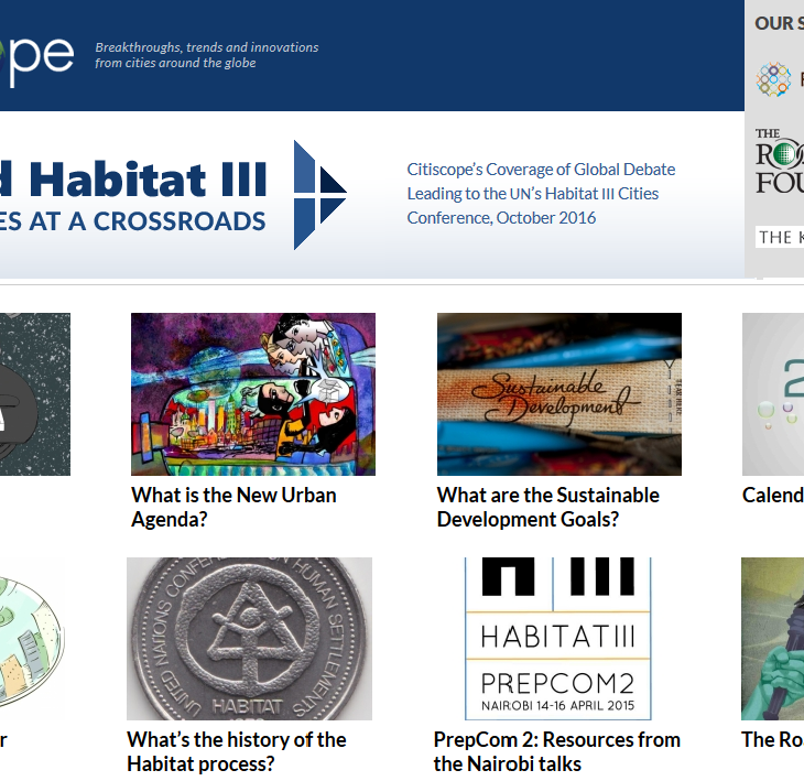 Citiscope - Designing a sustainable future, in 80 ideas from today