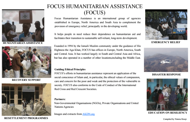 Quote Posters: FOCUS Humanitarian Assistance