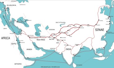 Silk Road (Image: Joshua J. Mark/Ancient History Encyclopedia)