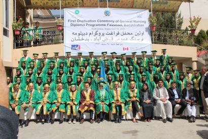 Aga Khan University’s Programmes in Afghanistan: First Class of Nurses Graduates in Faizabad