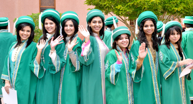 Graduates of Aga Khan University, ranked the best medical university in Pakistan's HEC ranking.