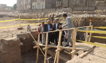 Original Fatimid wall possibly uncovered in Old Cairo's Gamaliya