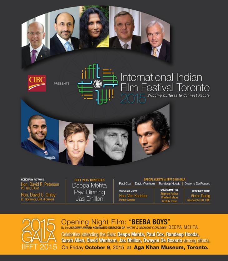 International Indian Film Festival Toronto Gala will be hosted at the Aga Khan Museum