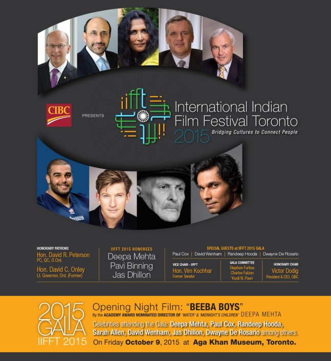 International Indian Film Festival Toronto Gala will be hosted at the Aga Khan Museum
