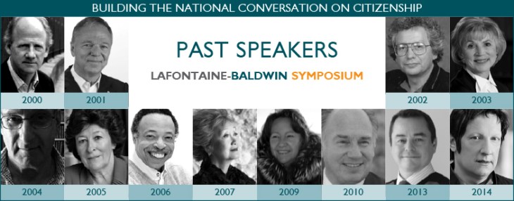 LaFontaine-Baldwin Symposium Lecture Past Speakers