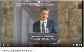 Now Showing Live Webcast of Athens Democracy Forum - His Highness the Aga Khan Welcomed and will soon deliver the Keynote Address