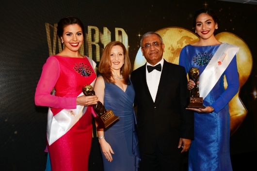 CEO Serena Hotels Mr. Aziz Boolani with host Kristen Evelyn Rossi (Image via Serena Hotels)