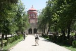Restored by the Aga Khan Trust for Culture: Mausoleum of Amir 'Abd al-Rahman. Kabul, Afghanistan