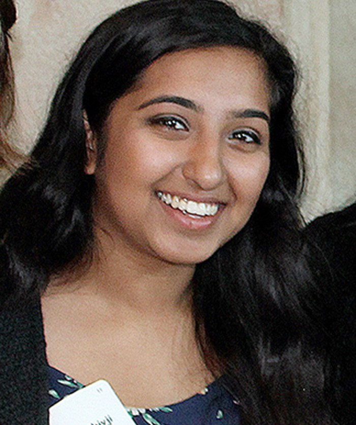 Selina Shivji, 17, received a Governor General's Caring Canadian Award Tuesday in Vancouver. (Image Credit: Peace Arch News)