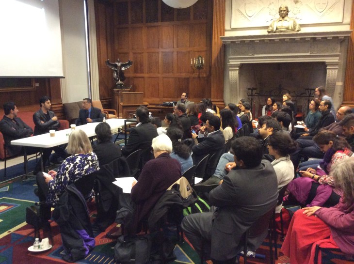 Salim and Sulaiman responding to Professor Asani's questions (Image credit: Nims Merali Copyright)