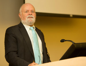 Graduate School of Education Dean Jack Gillette introduced Dr. Ali Asani.