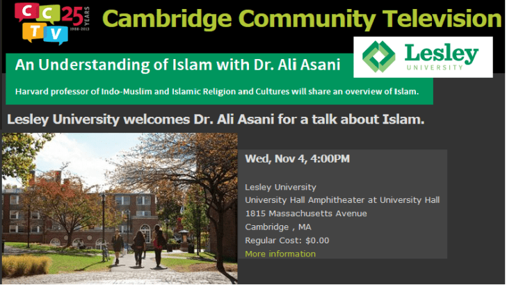 An Understanding of Islam with Dr. Ali Asani