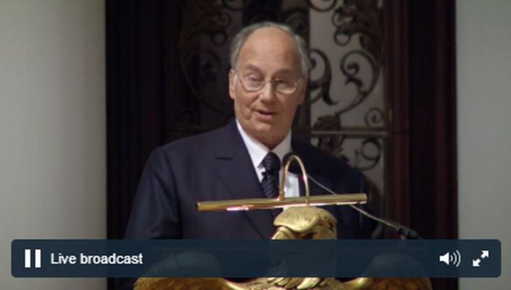 Mawlana Hazar Imam at Harvard