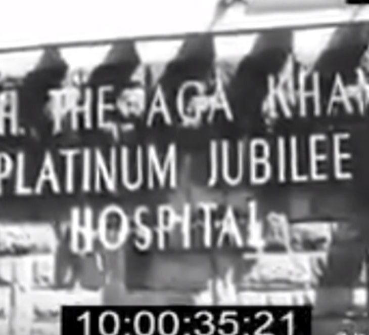 Kenya's Founding President Kenyatta Visiting 2-Day-Old Uhuru Kenyatta At Aga Khan Hospital