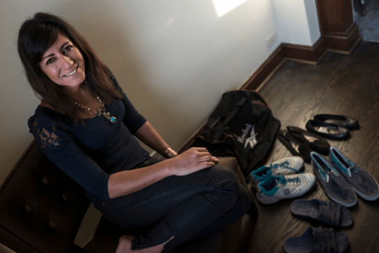 Salima Stanley-Bhanji: Artist wants Calgarians to walk a mile in refugees' shoes