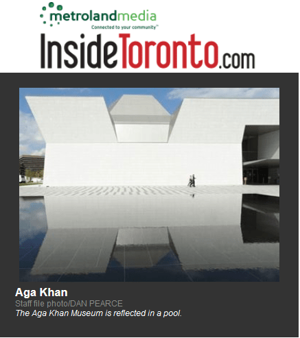 Toronto Mayor John Tory - There is probably no group in the city that cares more about the city than the Ismaili community