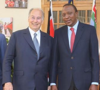 President Uhuru Kenyatta invites His Highness the Aga Khan to participate in Kenya's 52nd Independence Day celebrations