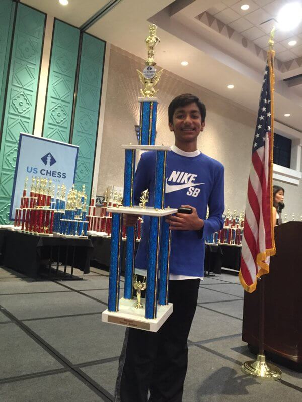 Chess National Master, Danial Asaia wins National K-12 Grade Championship