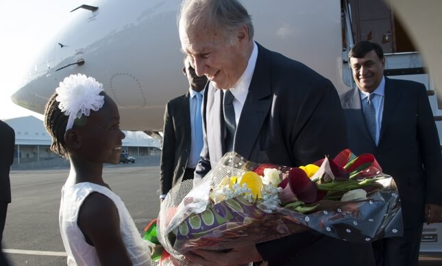 Mawlana Hazar Imam arrives in Kenya