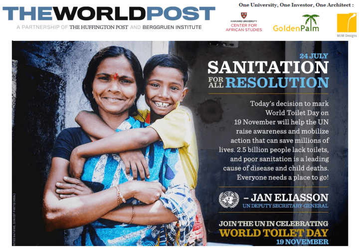 United Nation's World Toilet Day