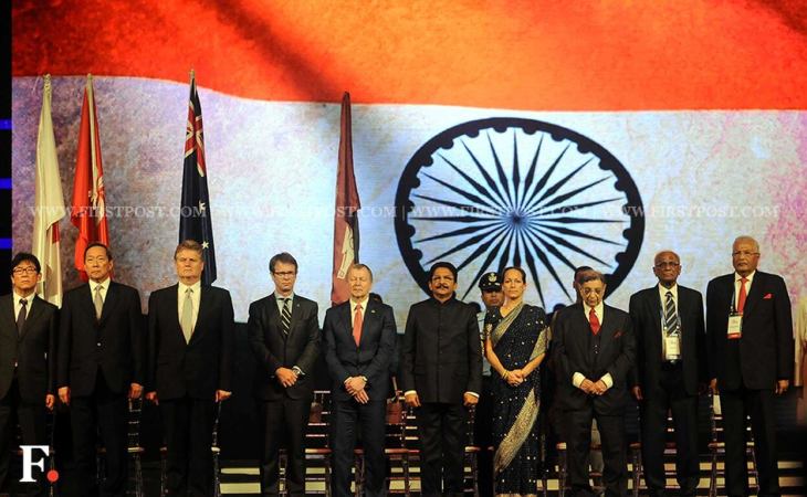 The Asian Racing Federation launched the 36th edition of the Asian Racing Conference at NSCI Stadium, Worli. Maharashtra Governor Dr Vidyasagar Rao attended the event. (Photo: Firstpost/Sachin Gokhale)