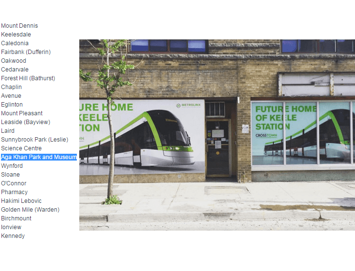 Aga Khan Park and Museum named confirmed for Metrolinx Eglinton line