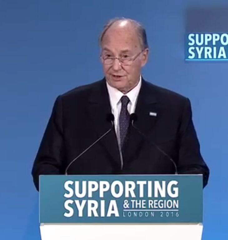 His Highness the Aga Khan's statement to the Supporting Syria and the Region Conference