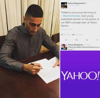 Reporter Shams Charania talks about his love for basketball, what pushes him to succeed