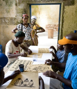 On Ibo Island, Mozambique, AKF works with producers and technical service providers to increase product quality and facilitates linkages to markets. Photo: AKF / Lucas Cuervo Moura