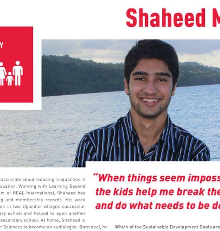Shaheed Murji: Top 30 Under 30 - 2016 Alberta Council for Global Cooperation