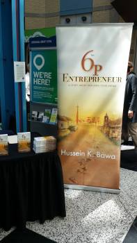 Author of 6p Entrepreneur, Hussein K. Bawa to promote and discuss his book at Indigo Chapters