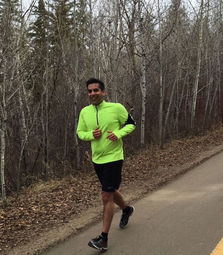 Farhann Cachra running London Marathon for Aga Khan Foundation UK