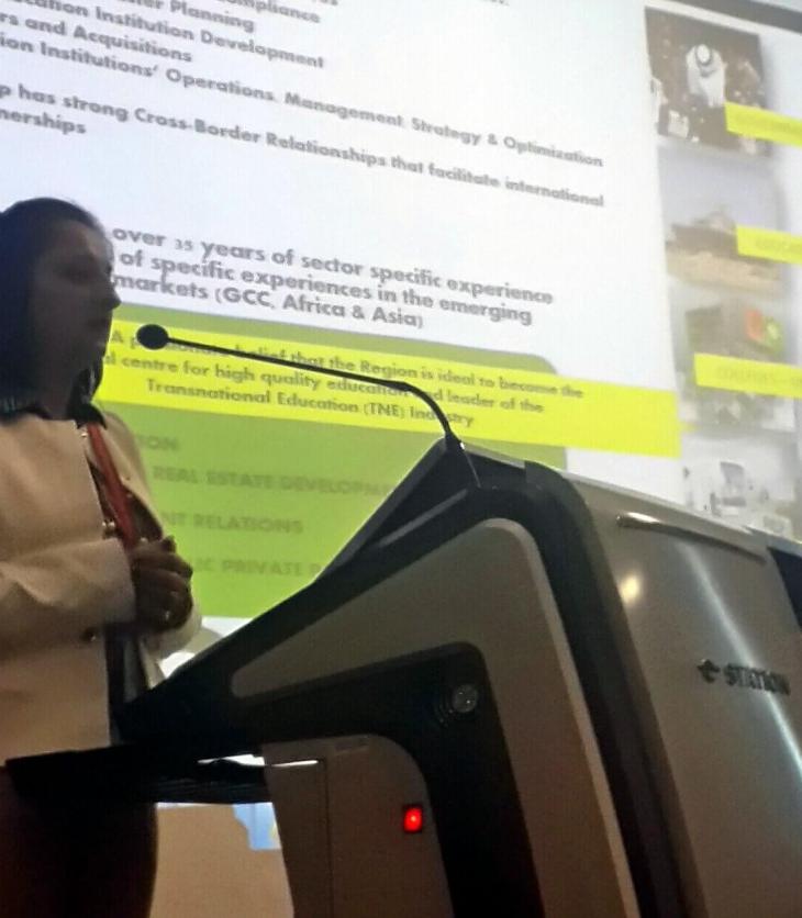 Sajida H. Shroff, CEO Altamont Group, Discusses Knowledge Development Opportunities at Arab Open University, Kuwait