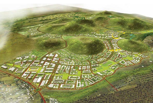 An artistic impression of the Aga Khan University-Arusha. The university will enrol students from across the region to study health sciences and arts.