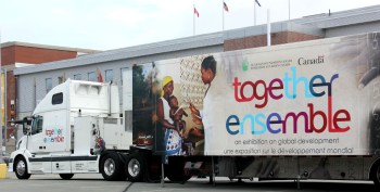 Aga Khan Foundation Canada's Together truck rolling into Vancouver to end global poverty