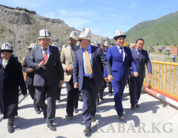 Aga Khan Foundation funded bridge reconnects communities in Osh Oblast, Kyrgyzstan